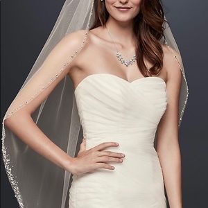 Ivory wedding veil